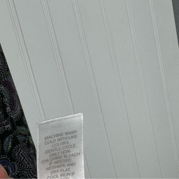 J Jill Top Large Multicolor Floral Paisley V-neck Stretch Casual Women - Picture 7 of 9